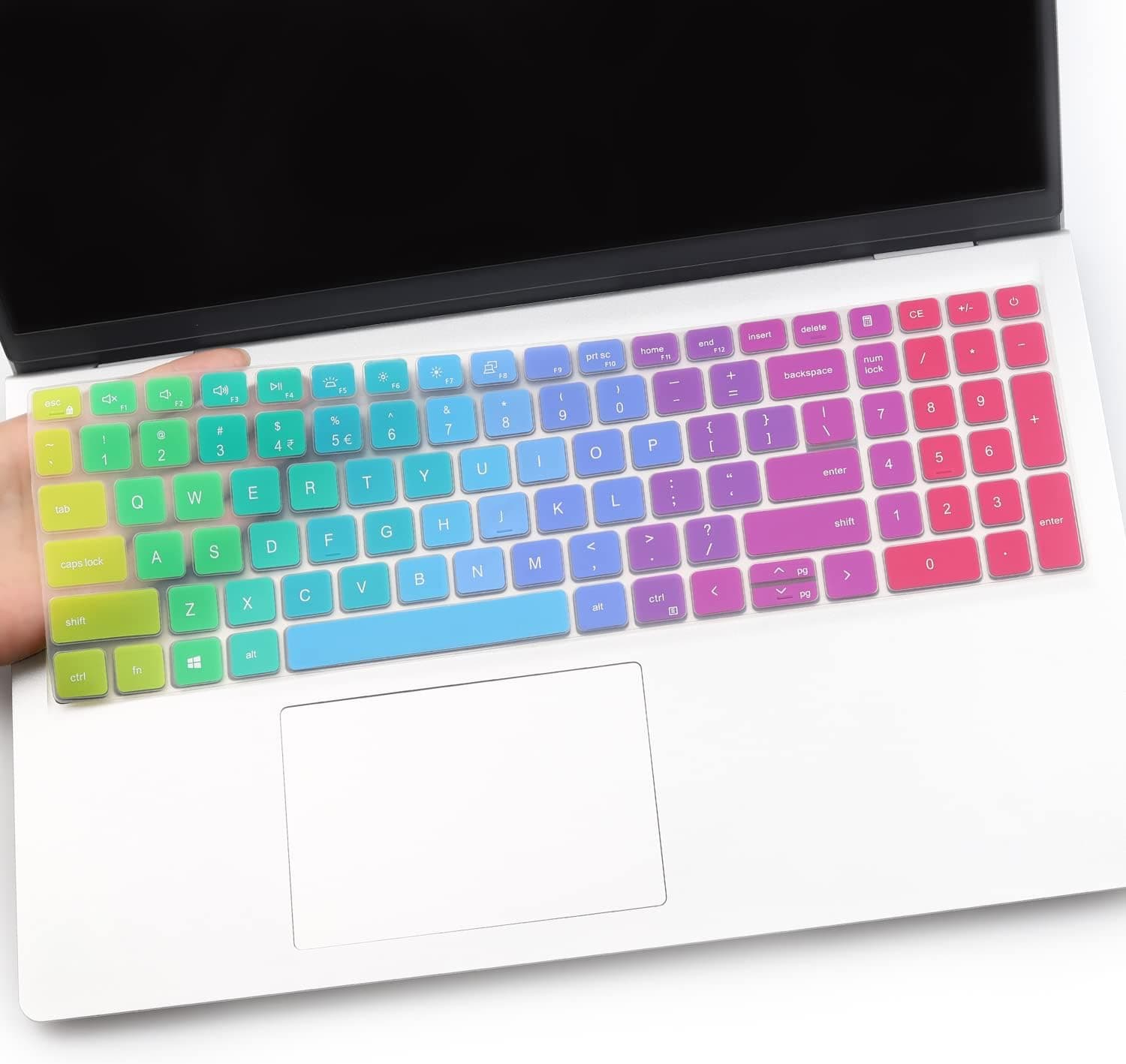 Keyboard Cover for Dell Inspiron 15 3510 3511 3515 3525 5510 5515 5518 7510, Inspiron 16 7610, Dell Vostro 15 5510, Latitude 3520, 2022 2021 Dell Inspiron 15 16 3000 5000 7000 (Not Fit Dell G5 G15)