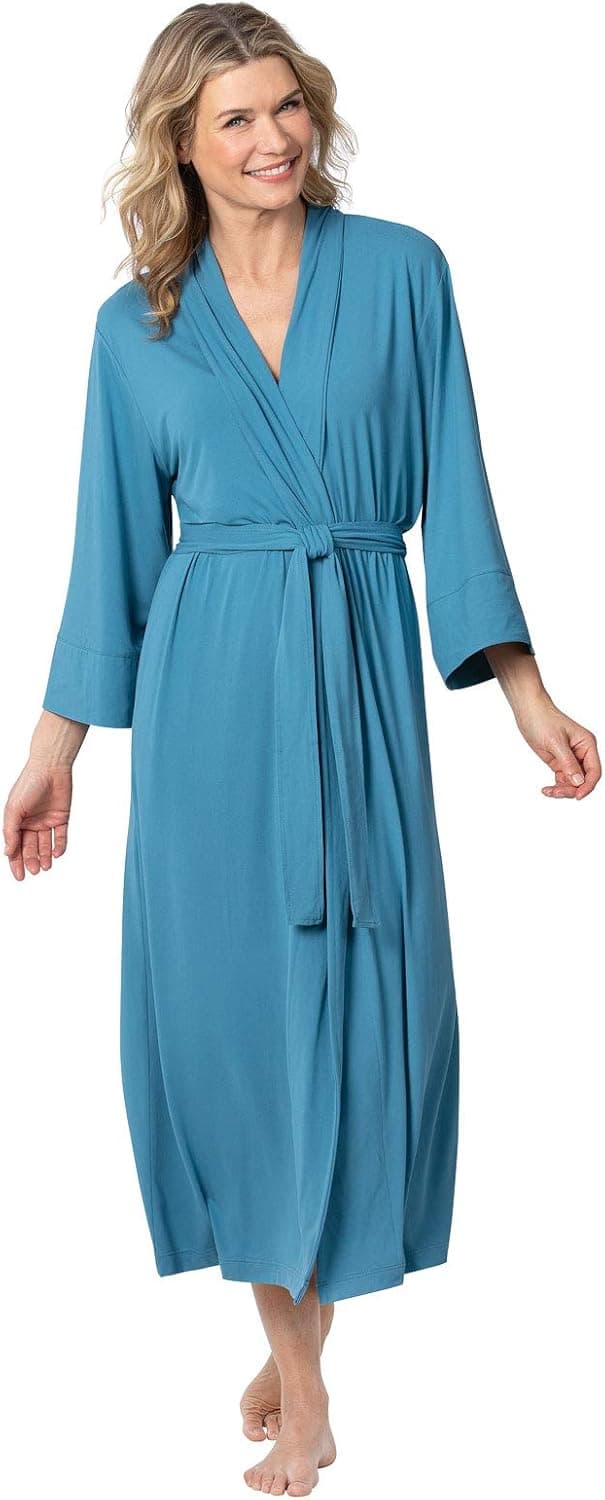 Addison Meadow Robes for Women - Women's Robe, Teal, X-Small / 2-4
