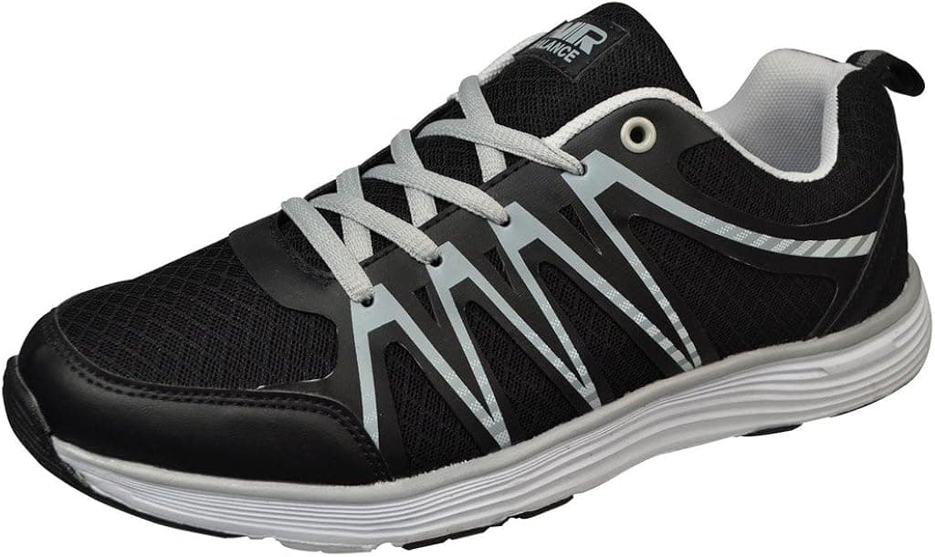 Air Balance Men Black Grey Running Shoes
