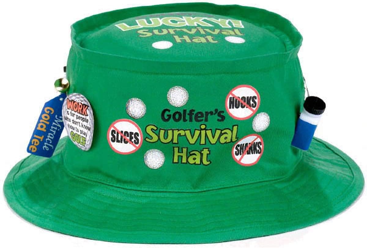 Amscan Golfer Survival Hats, 6 Ct.