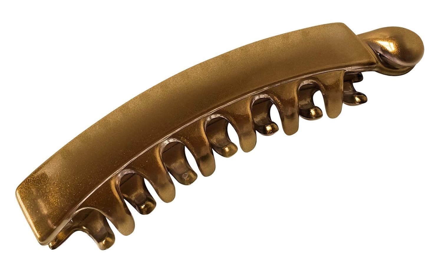 Zhooch Banana Hair Clip – Classic Ponytail Comb 3.75" inches. Iconic Hair accessory inspired by 80s trend. Inner Teeth, Premium quality, Strong Hold for Thin, Fine Hair. Made in Korea.