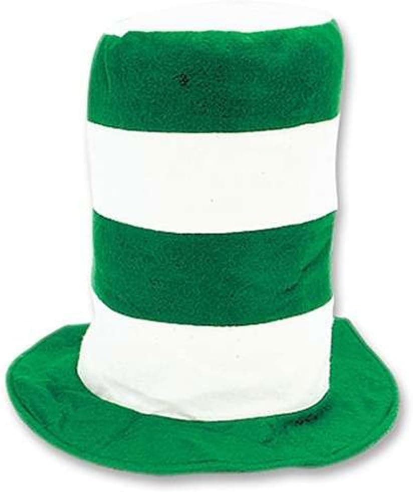 Funny Party Hats St Patricks Day Green Irish Stovepipe Costume Hat - 24 in a Pack