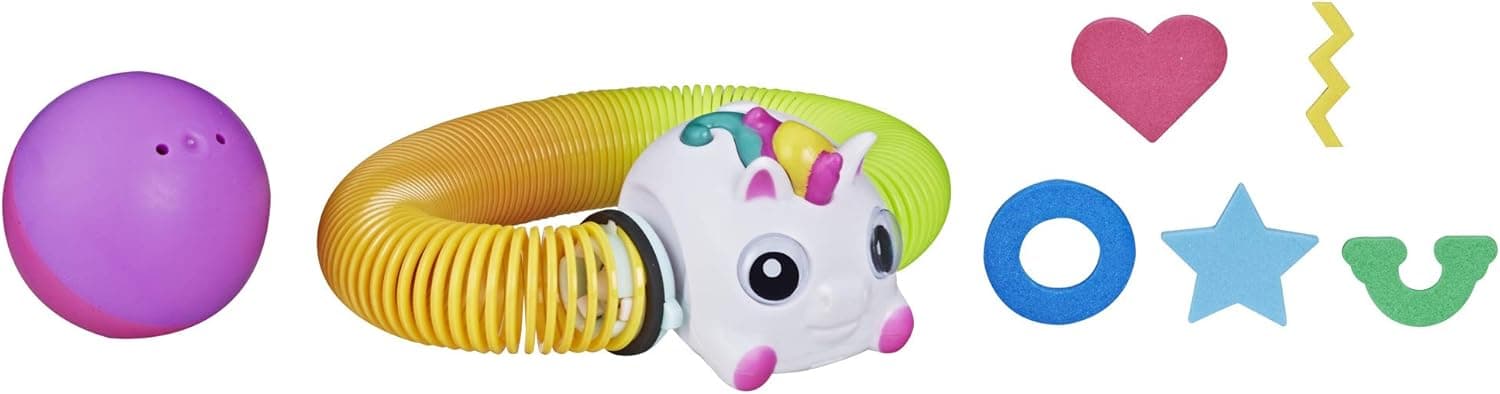 Hasbro Zoops Electronic Twisting Zooming Climbing Toy Rainbow Unicorn Pet Toy for Kids 5 and Up