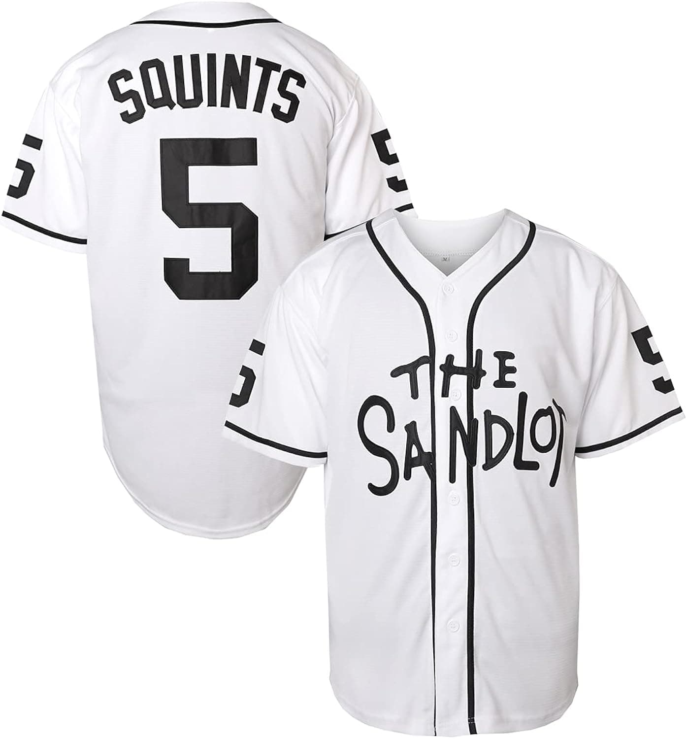 The Sandlot Benny The Jet Rodriguez Michael Squints Palledorous Alan Yeah-Yeah McClennan Baseball Jersey