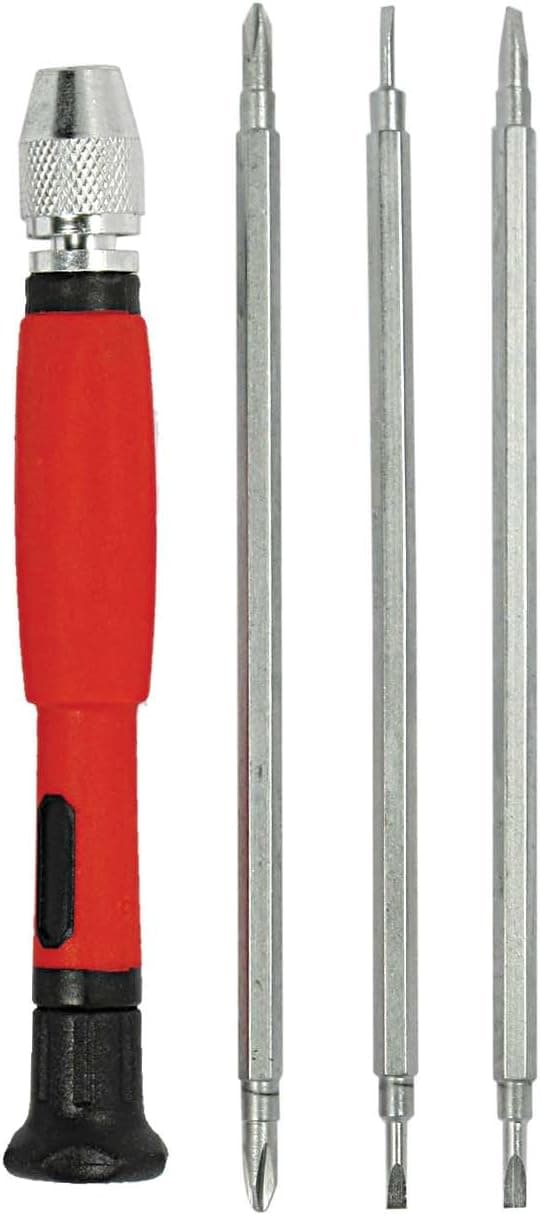 SE 4-Piece Precision Screw Driver 5-Inch Long Double Ended Blade - 1115SD4