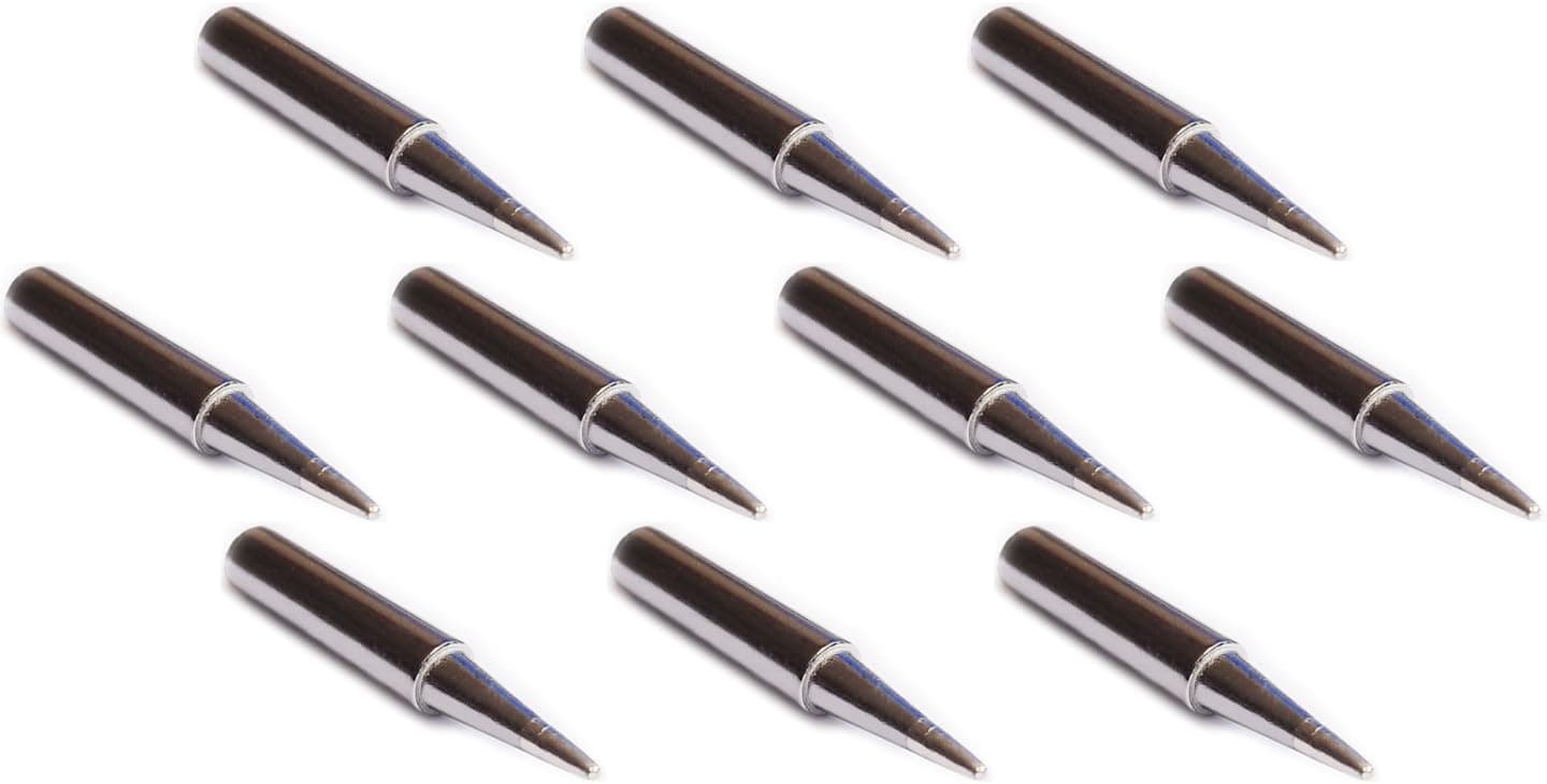 Actopus 10pcs Soldering Iron Tips Shape B Lead Free Replacement Accessories
