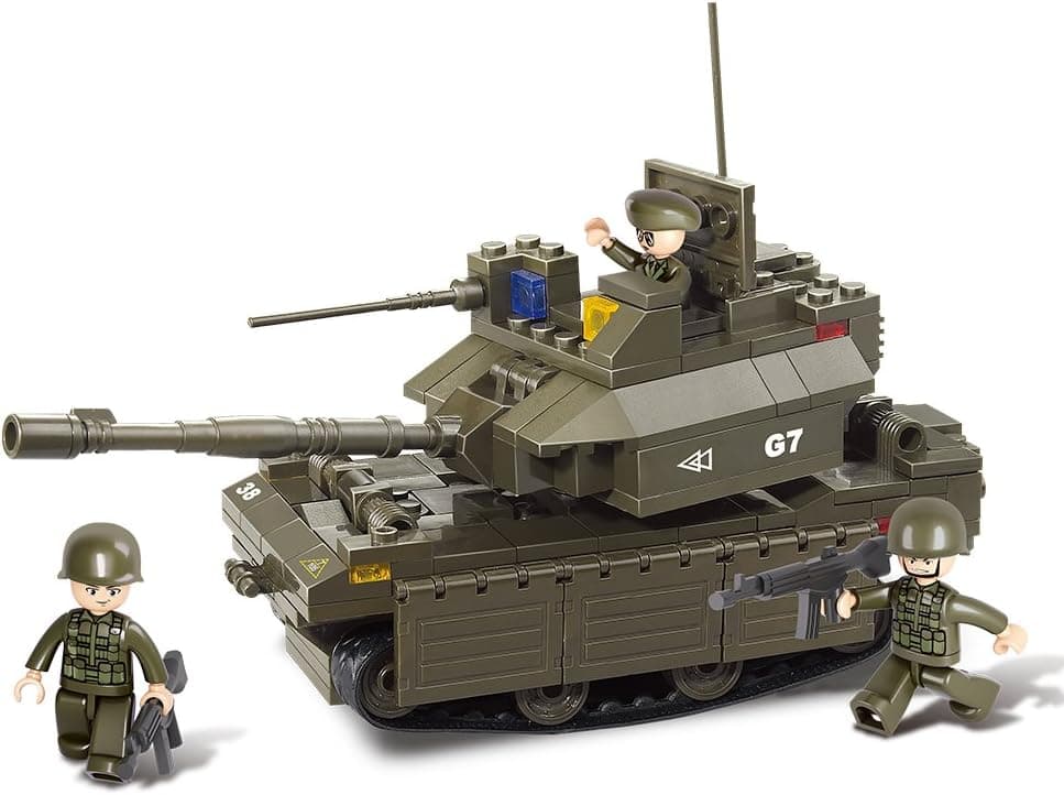 Sluban Military Blocks Army Bricks Toy - M1 Abrams Tank
