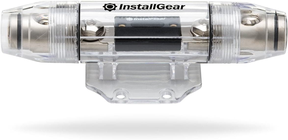 InstallGear 0/2/4 Gauge AWG in-Line ANL Fuse Holder with 250 Amp Fuse
