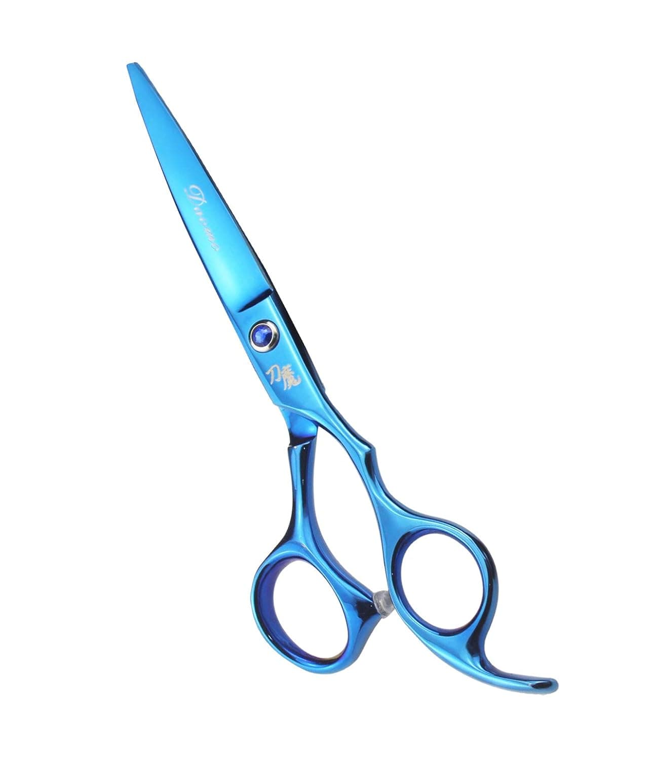 Professional Hair Cuting Shears 6" Sharp Razor Edge Stainless Steel Hairdressing Hair Cutting Scissors For Women/Men/kids Blue