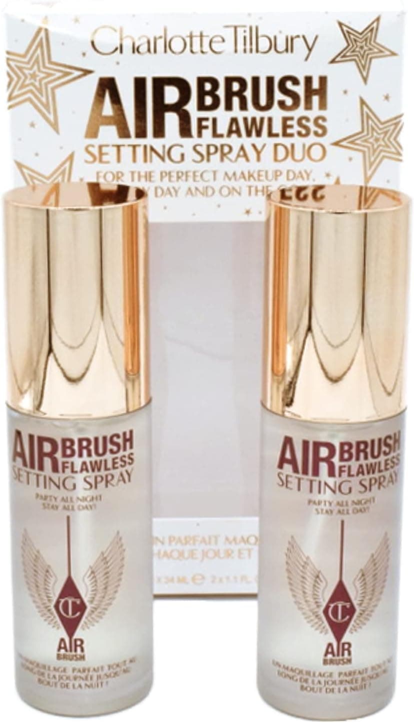 Charlotte Tilbury Air Brush Flawless Setting Spray Duo Set - 2x 1.1 oz
