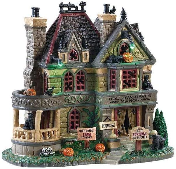 Lemax Hollowgraves Manor With 4.5V Adaptor