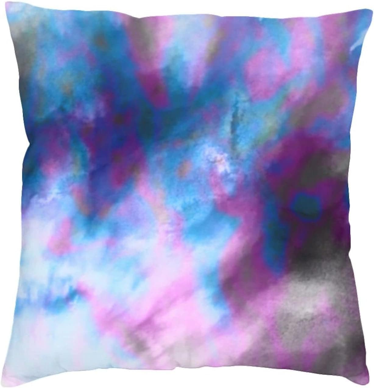 Tie Dye Colorful Pillow Covers Home Pillowcase Decorations for Couch Bed Bench Car Living Room 18x18 Inch