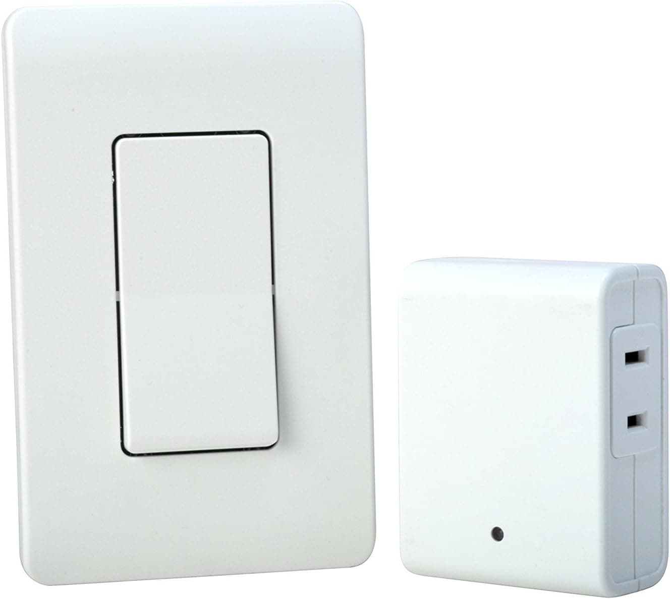 Woods Indoor Remote Control For Lights With Wall Switch (1 Polarized Outlet)