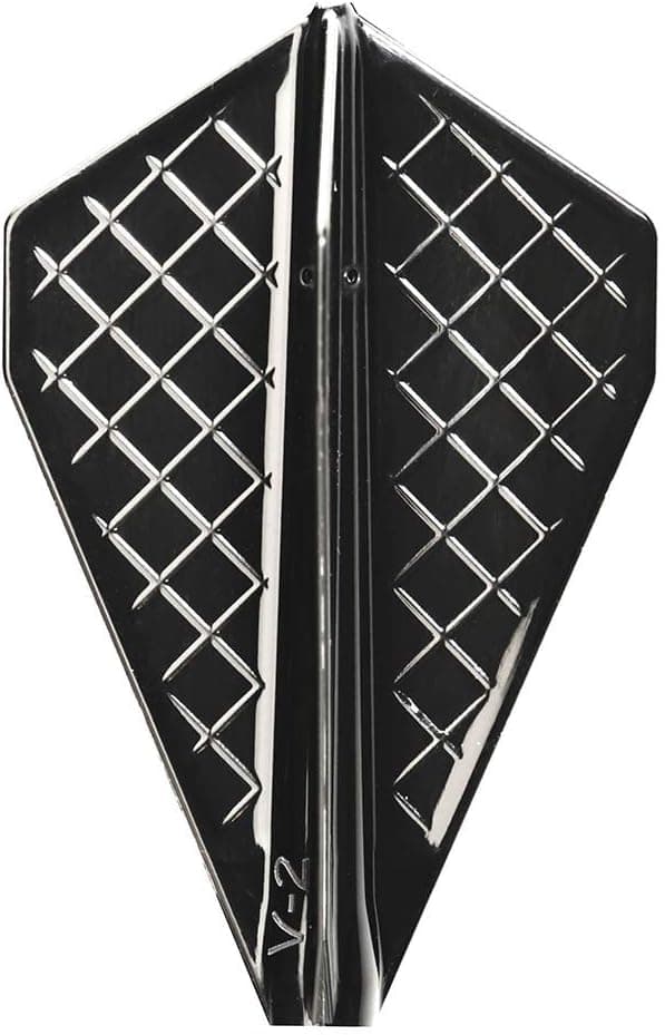 COSMO DARTS Fit Flight Pro Dart Flights V-2 Black