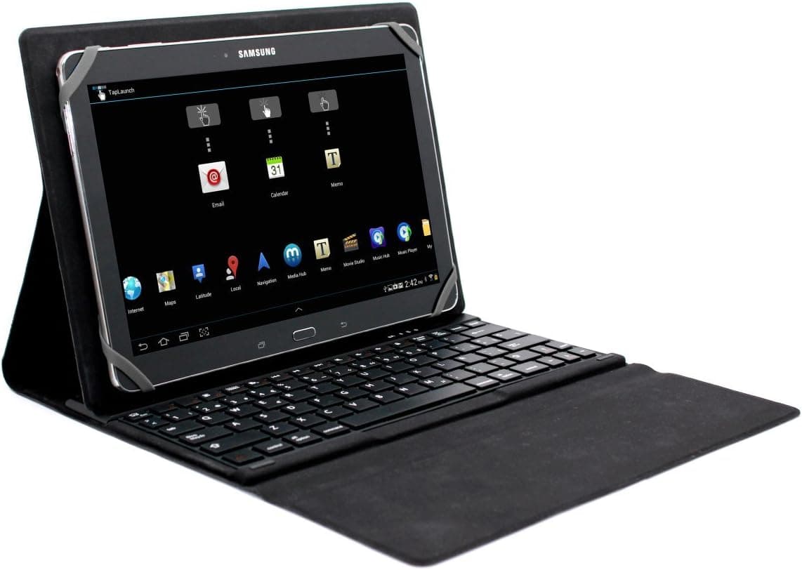 Kensington KeyFolio 10-Inch Fit Bluetooth Keyboard Case for Android Tablets (K97312US)