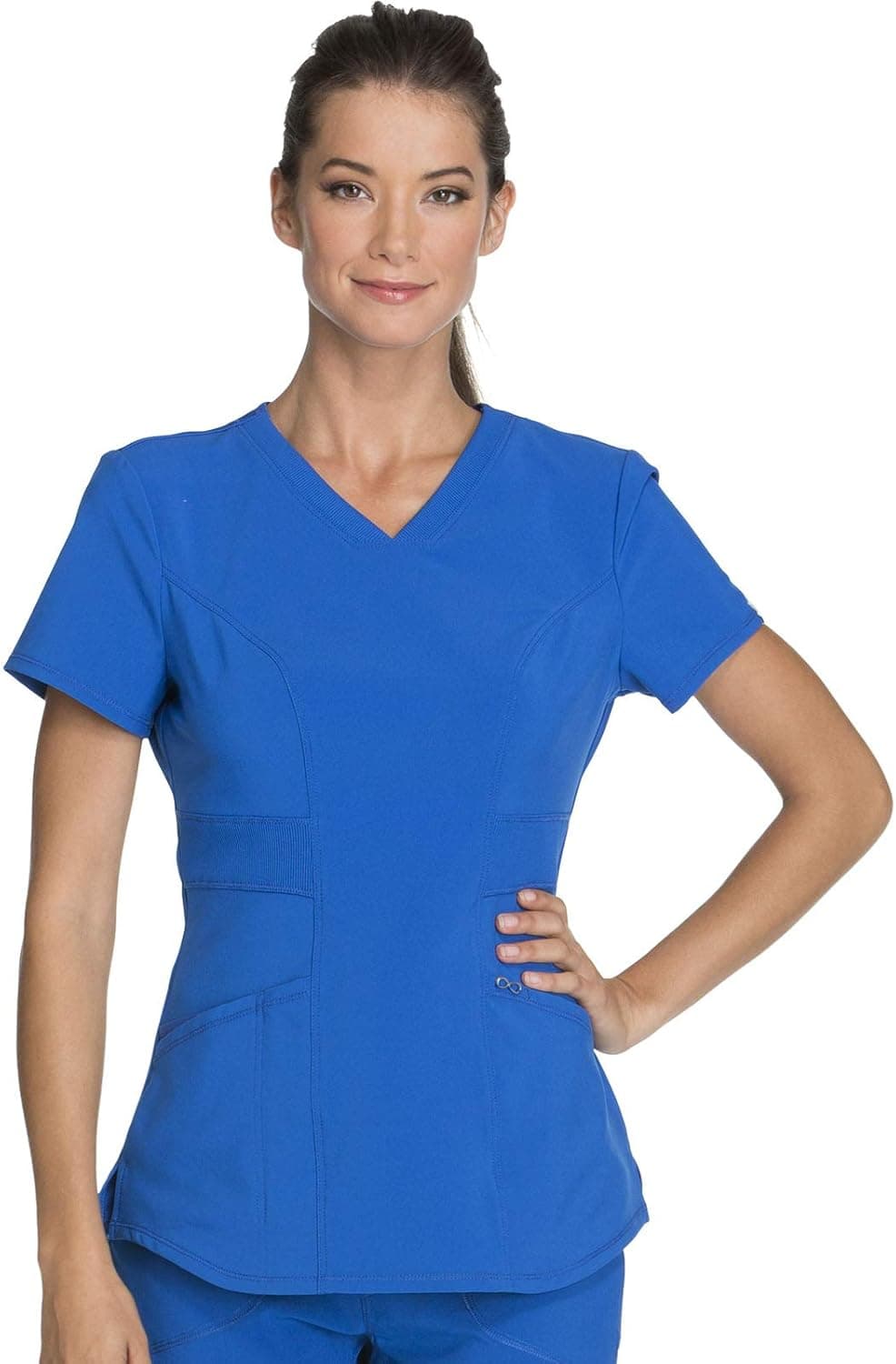 Cherokee V-Neck Women's Scrub Top, 4-Way Stretch, Superior Performance and Comfort, Infinity Uniforms CK623A