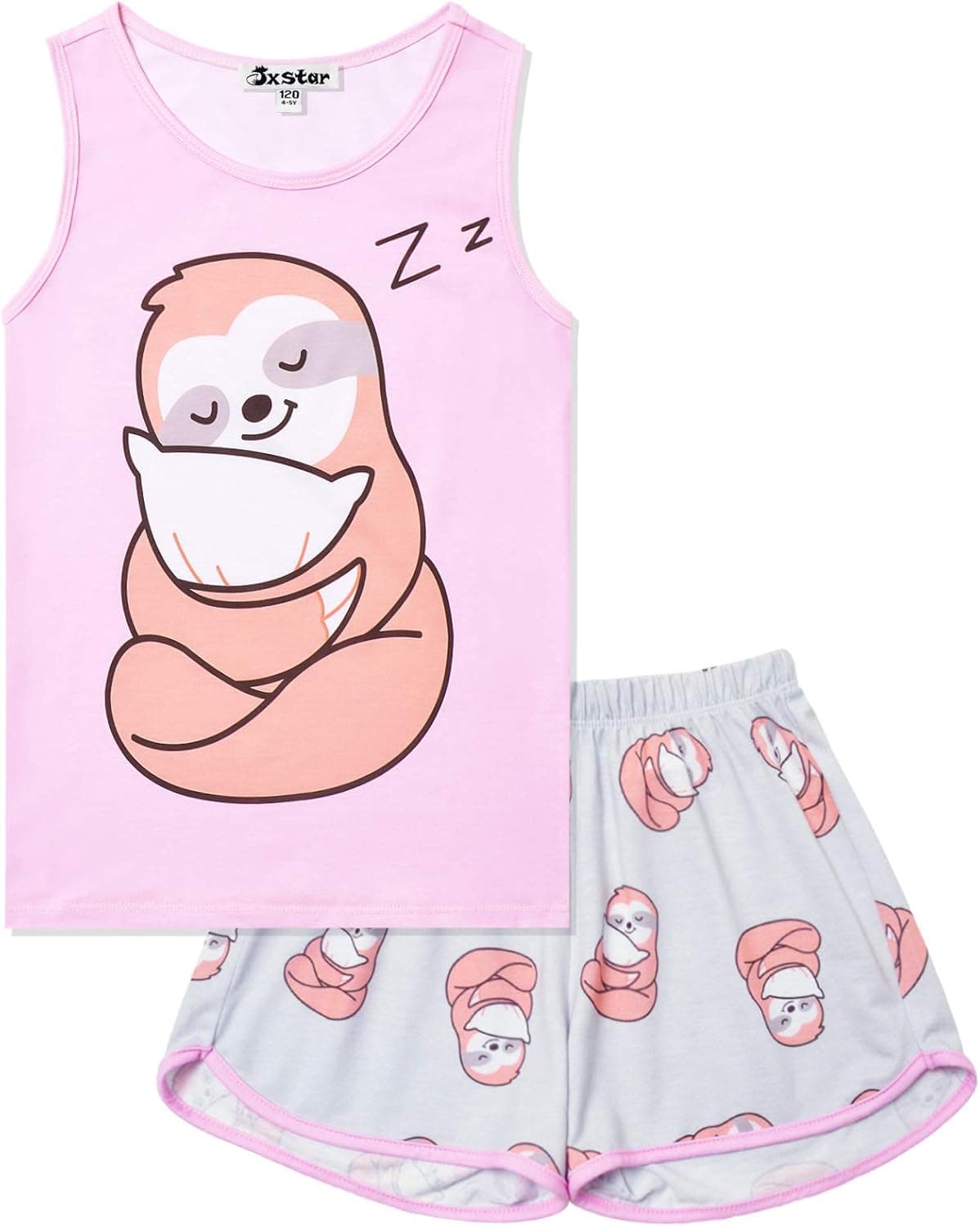 Jxstar Girls Pajamas Sets Unicorn Pjs Sleeveless Summer Night Shirts for Kids …