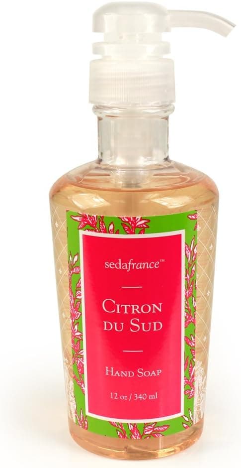 Seda France Classic Toile Liquid Hand Soap, Citron Du Sud, 12 Ounce