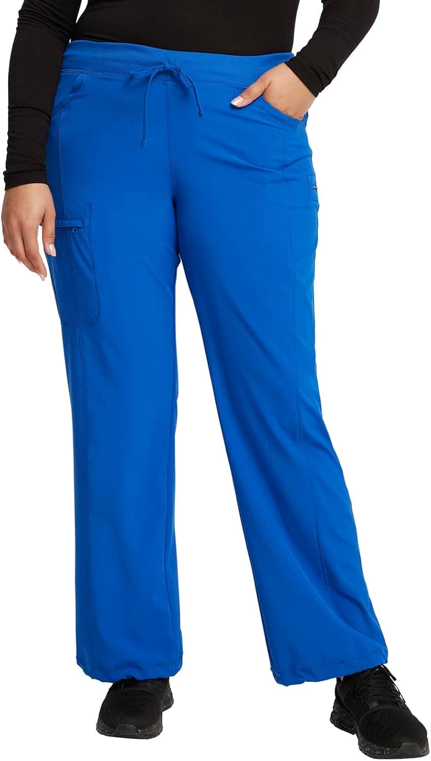 Cherokee Women's Tall Size Infinty Low Rise Straight Leg Drawstring Scrub Pant