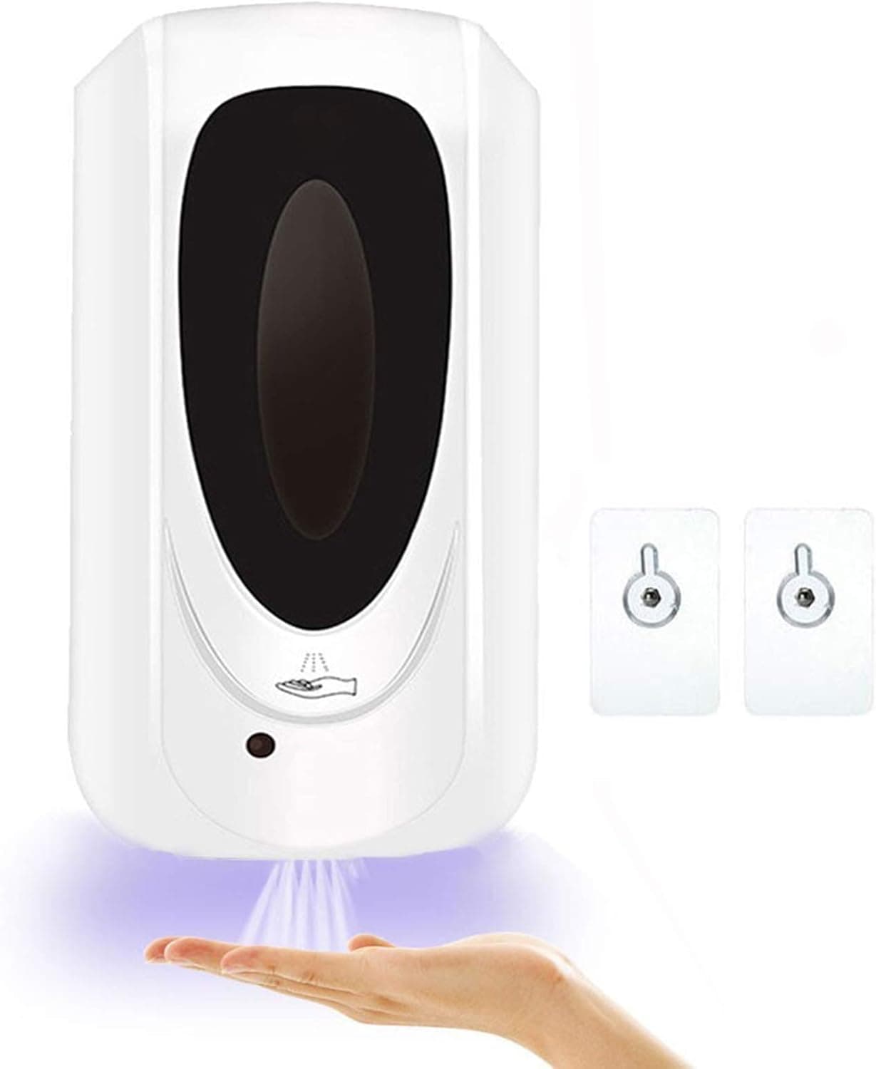HJHY@ Automatic Soap Dispenser, Touchless Hand Disinfection Machine, 1000ML Wall Mount Automatic Sensor Hand Sanitizer Dispenser for Bathroom Kitchen