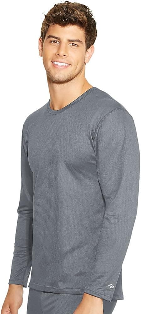 Duofold Men's Mid Weight Varitherm Crew Neck Thermal Shirt