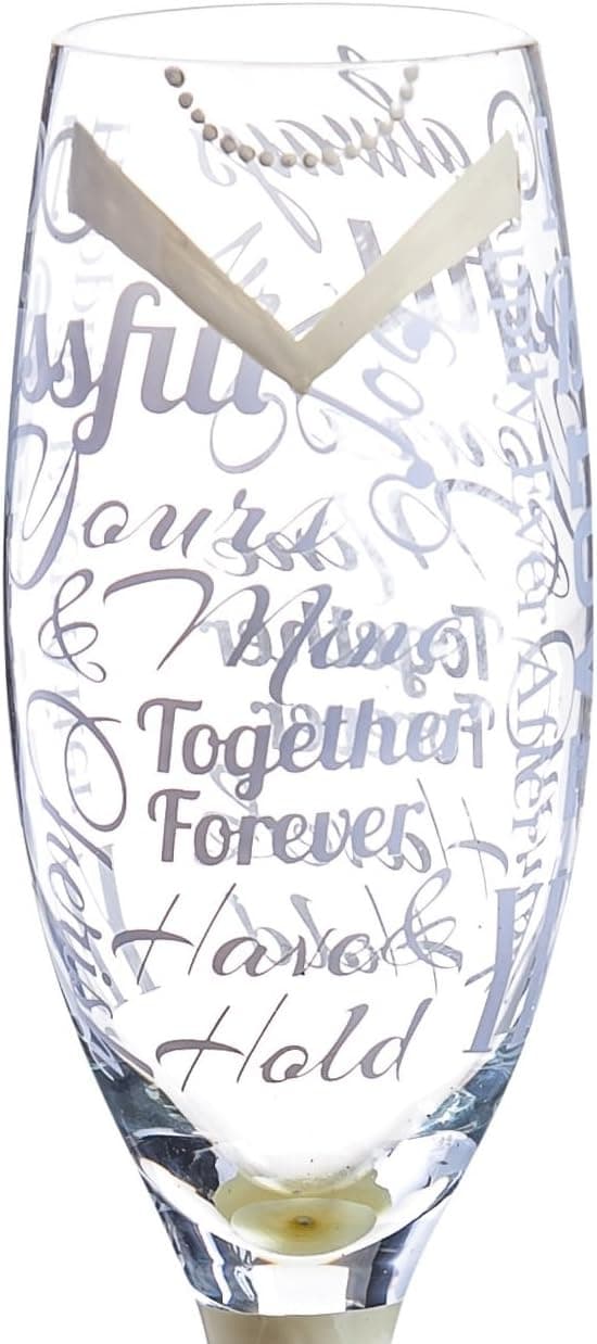 Wedding 2 Piece Champagne Flute Glass Set