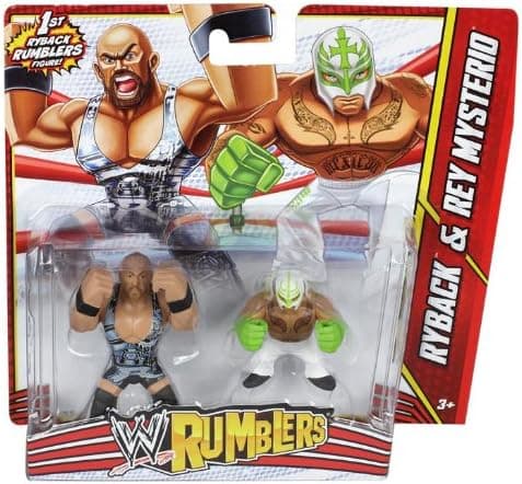 WWE Rumblers Ryback and Rey Mysterio, 2-Pack