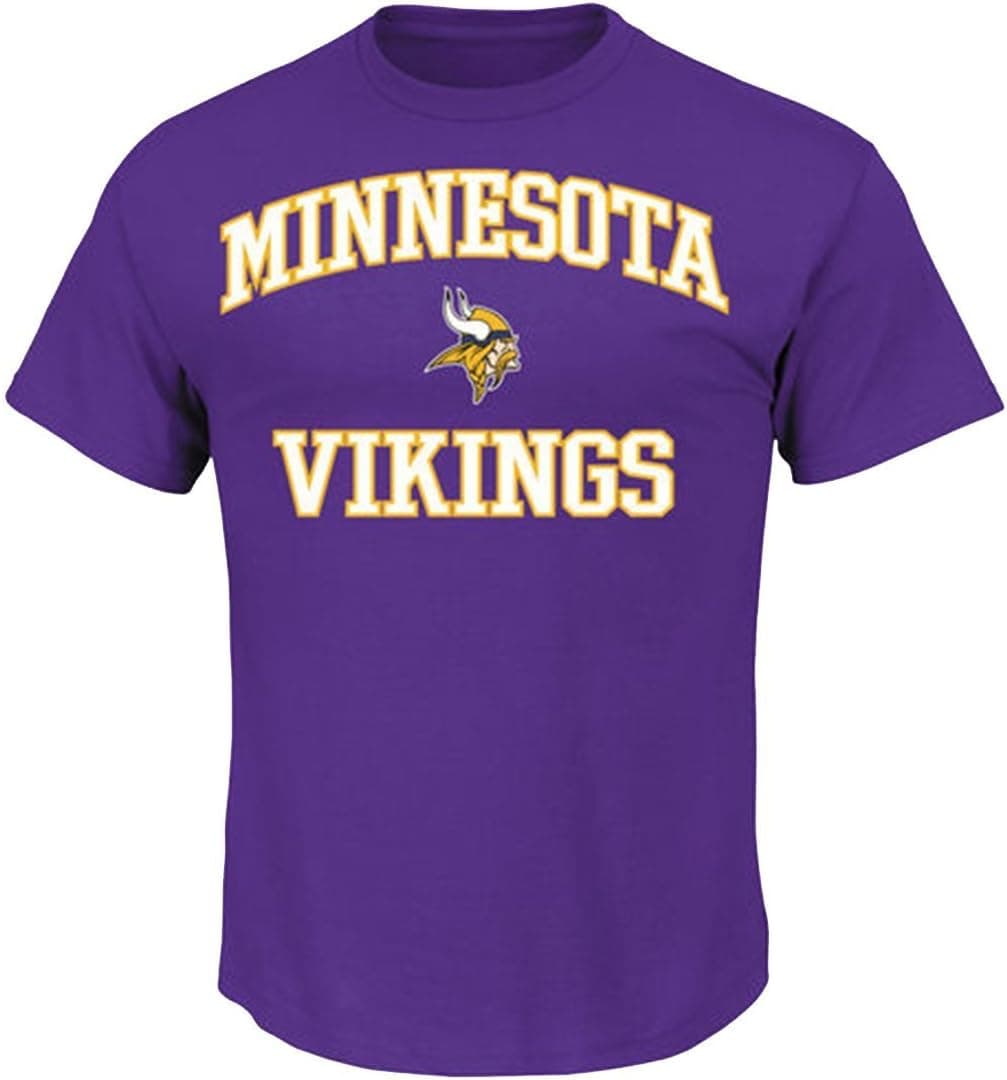 Majestic Minnesota Vikings NFL Heart & Soul III Men's Purple T-Shirt