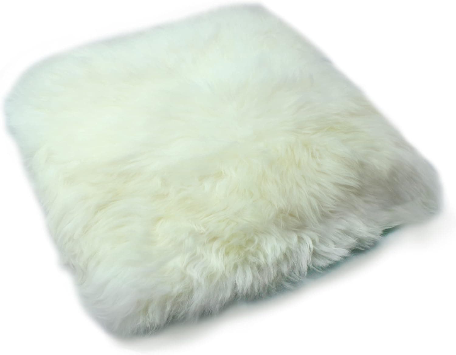 Minami Square Sheepskin 1.3ft Plush Soft Long Natural Wool Throws Rugs Bathmats Pet Beds Cusion for Chair Car Seats and Home Decor