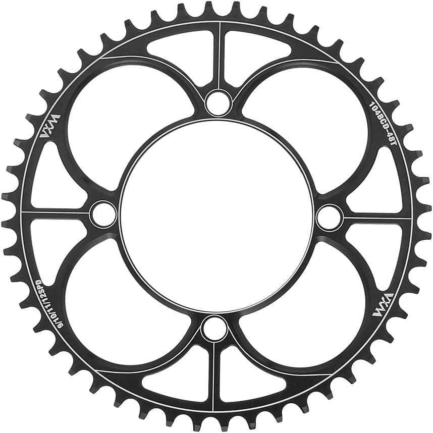 VXM 104BCD Narrow Wide Chainring 40t/42t/44t/46t/48t/50t/52t Chain Ring for Road Bikes, Mountain Bikes, BMX MTB Bike