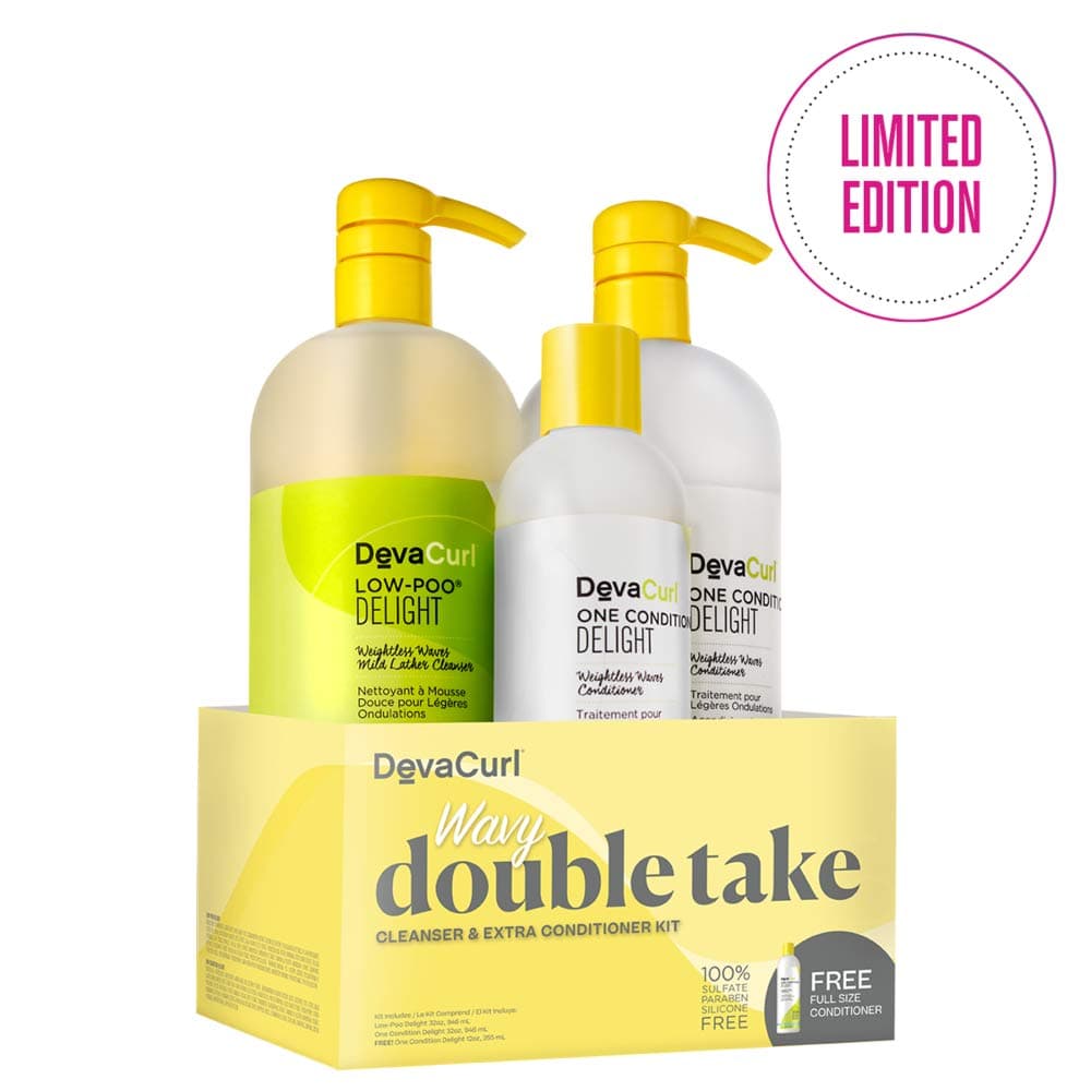 DevaCurl Wavy Double Take - Cleanser & Extra Conditioner Kit