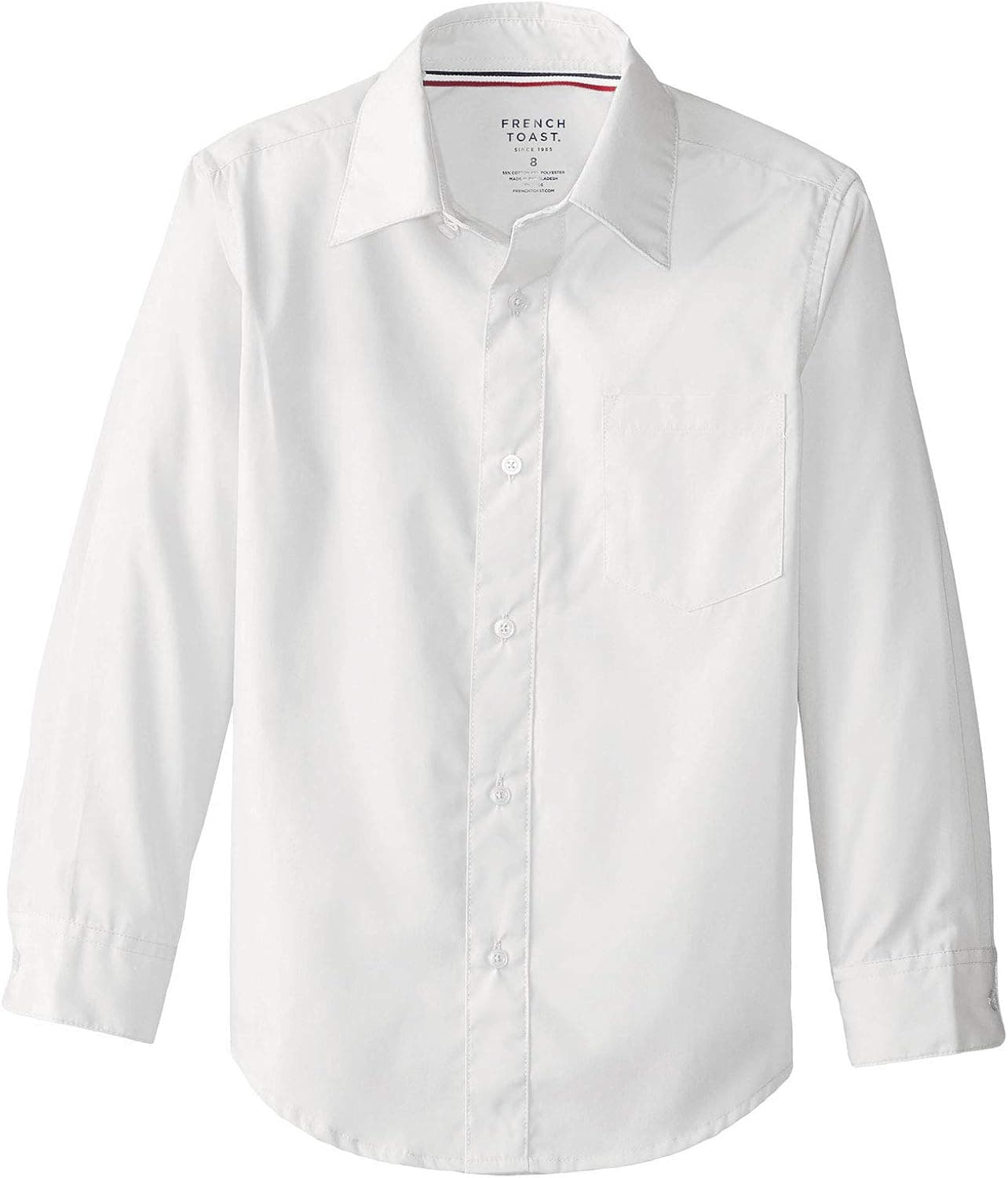 French Toast School Uniform Boys Long Sleeve Classic Dress Shirt