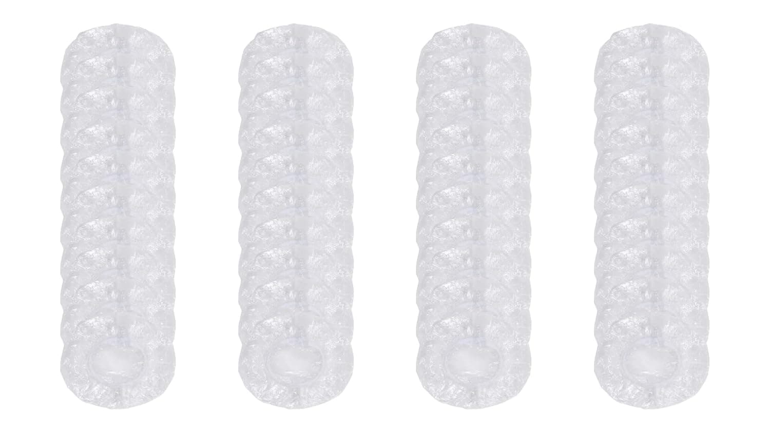 100pcs Clear Disposable Ear Protectors - Waterproof Ear Cover Caps for Hair Dye Shower Bathing Spa Salon Home Hotel