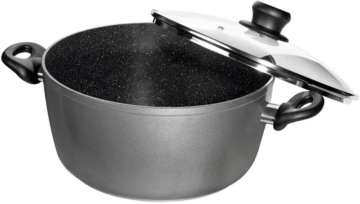 2016 Germany's Stoneline Xtreme Series 7.4 Quart Stock Pot with Lid, Non-stick, Non-Toxic Stone Coating Cookware - 2016 Top of the line model, better taste food, induction ready