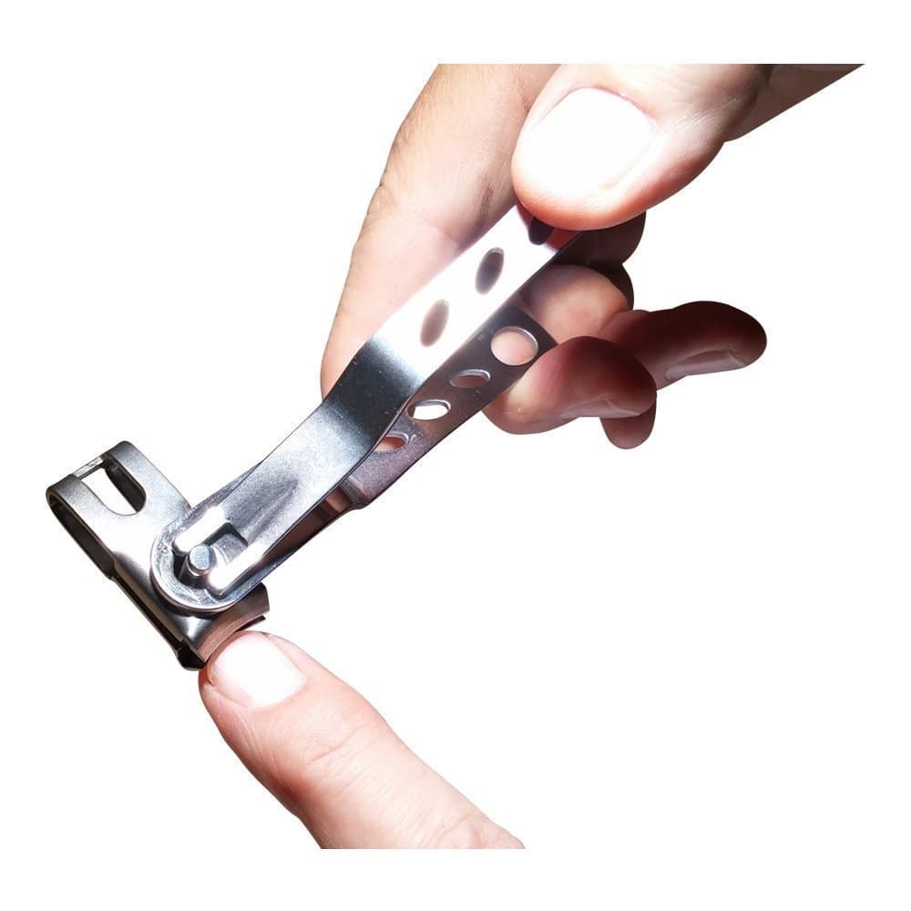 Rotating Nail clippers, SpinSnips Stainless Steel Clippers for Thick Nails, FingerNail Clippers for Ingrown Toenail, Clippers for Tough Nails, Seniors, Adults Deluxe Sturdy Stainless Steel Big(Silver)