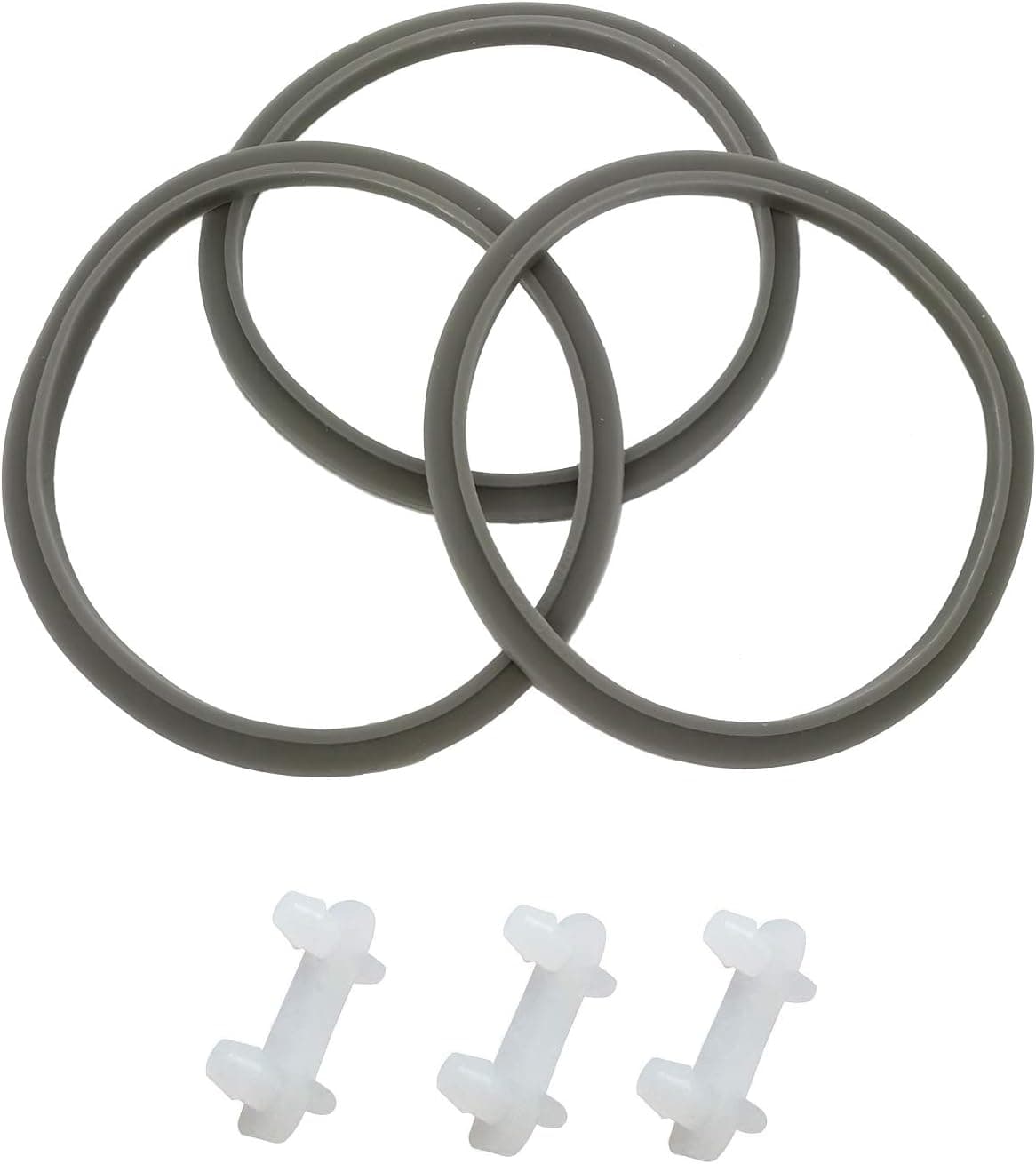 WAFJAMF 3PCS Seal Ring Gaskets with Lip, Replacement Gasket, for Nutribullet,3PCS Rubber Bushing Shock Pad for Nutribullet 600W 900W Blender NB-101B NB-201