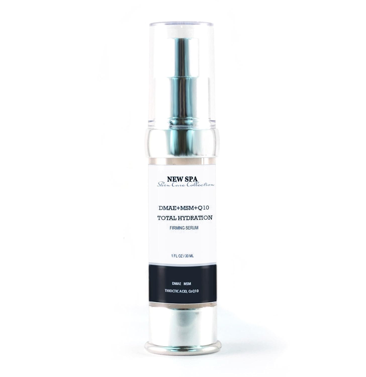 DMAE+MSM+HA Hydrating Serum NEW Spa, 20ml, with Organic Content 70%, Not Scented, for Mature Skin. Includes Hyaluronic Acid and Vitamin Complex