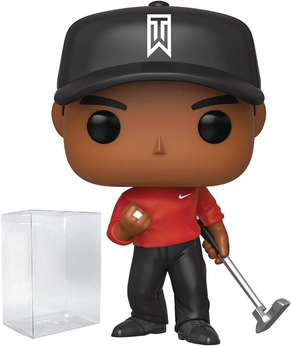 POP PGA Golf - Tiger Woods (Red Shirt) Funko Vinyl Figure (Bundled with Compatible Box Protector Case)