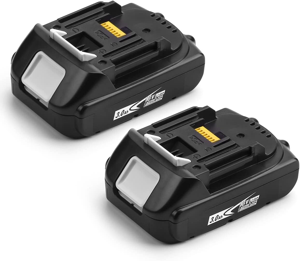 Farmice 2Packs 18V 3.0Ah BL1815 Lithium Battery Replacement Compatible with Makita BL1815 BL1820 BL1850 BL1860 BL1840 BL1850B-2 BL1845 BL1830 BL1860B LXT-400 18-Volt