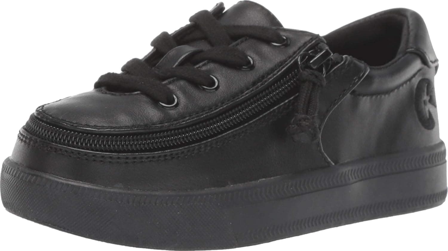 BILLY Footwear Classic Lace Low PU (Toddler) Black to The Floor Pu