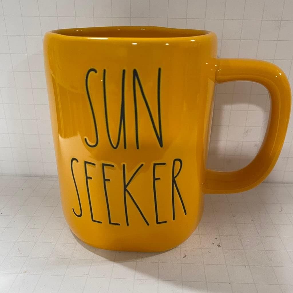 Rae Dunn SUN SEEKER Mug - SUMMER TIME - Ceramic - Dishwasher and Microwave safe