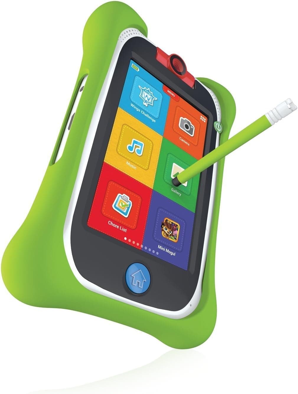Nabi Jr Protective Bumper and Stylus Pen Color: GREEN