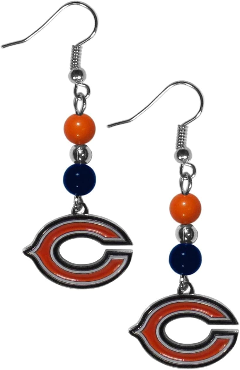 Siskiyou Sports NFL Fan Bead Dangle Earrings