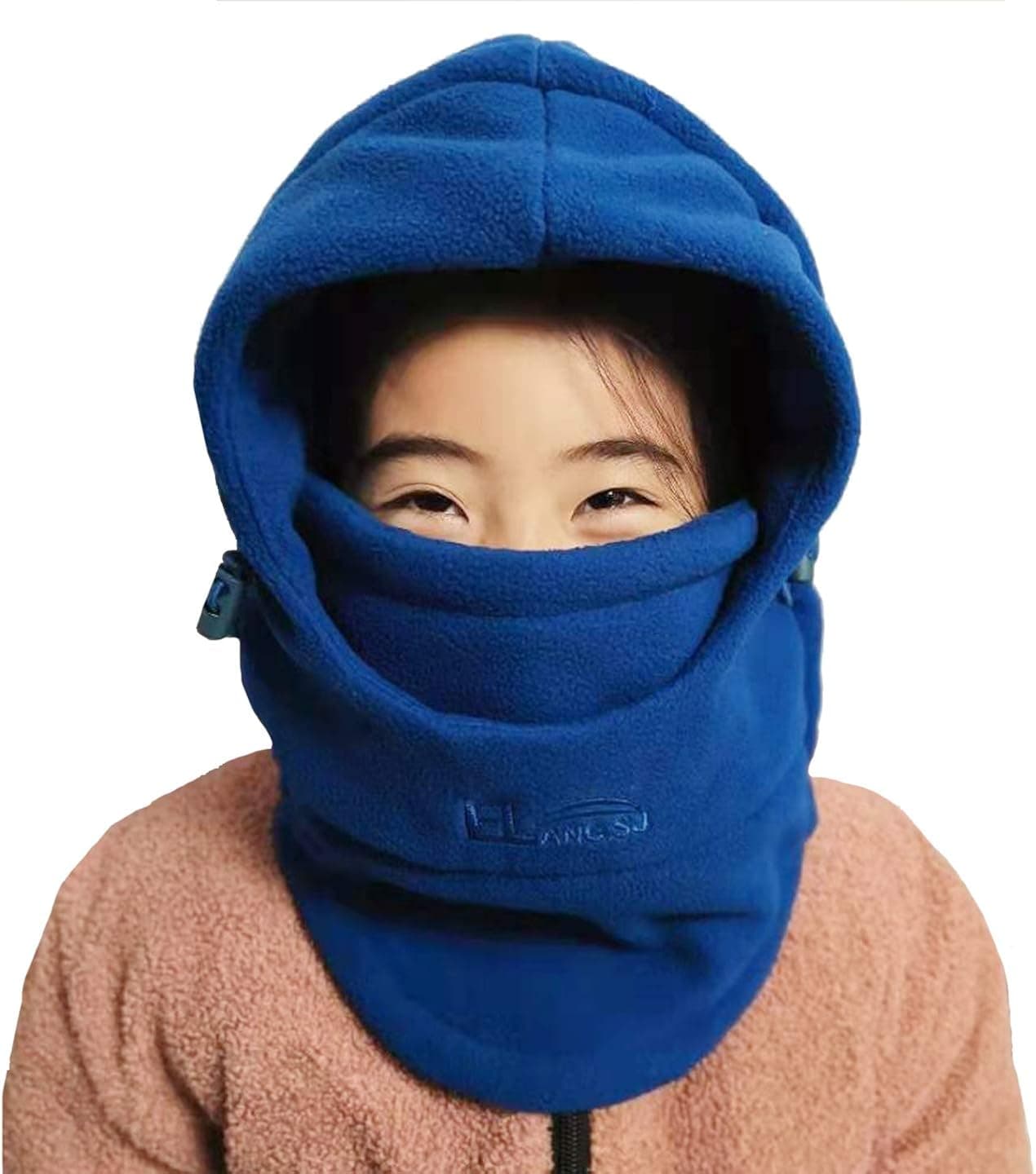 Leories Children's Winter Windproof Cap Thick Warm Face Cover Adjustable Ski Hat