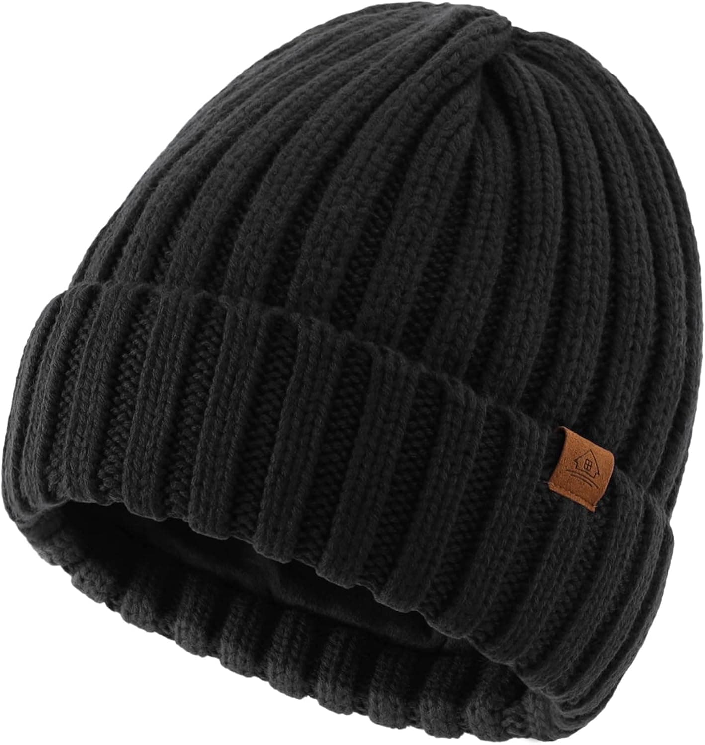 Home Prefer Mens Winter Hat Warm Stocking Beanie Women Knit Hats with Lining