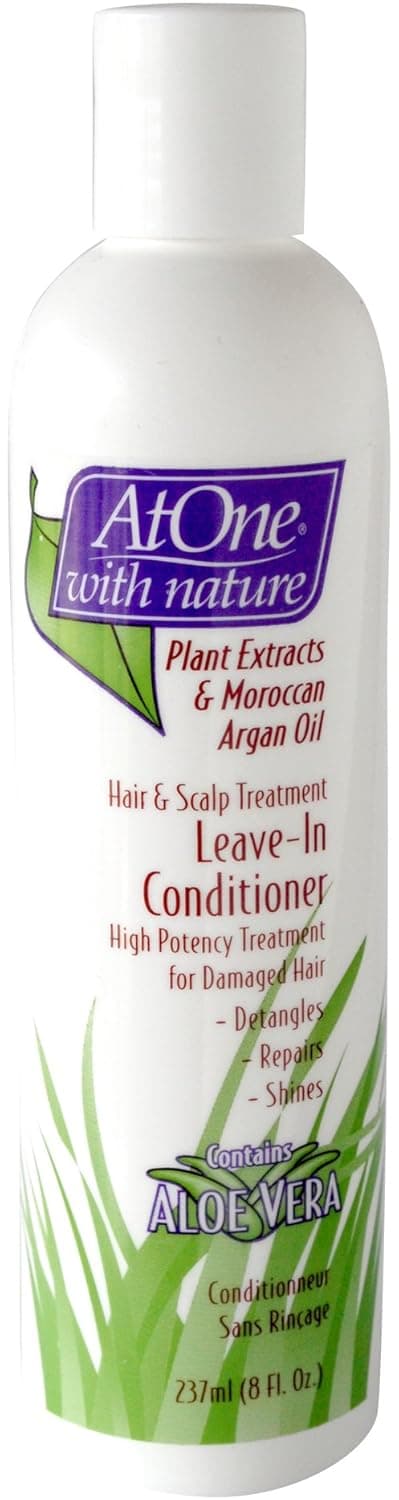 AtOne With Nature Leave-in Conditioner with Aloe Vera 8 oz.