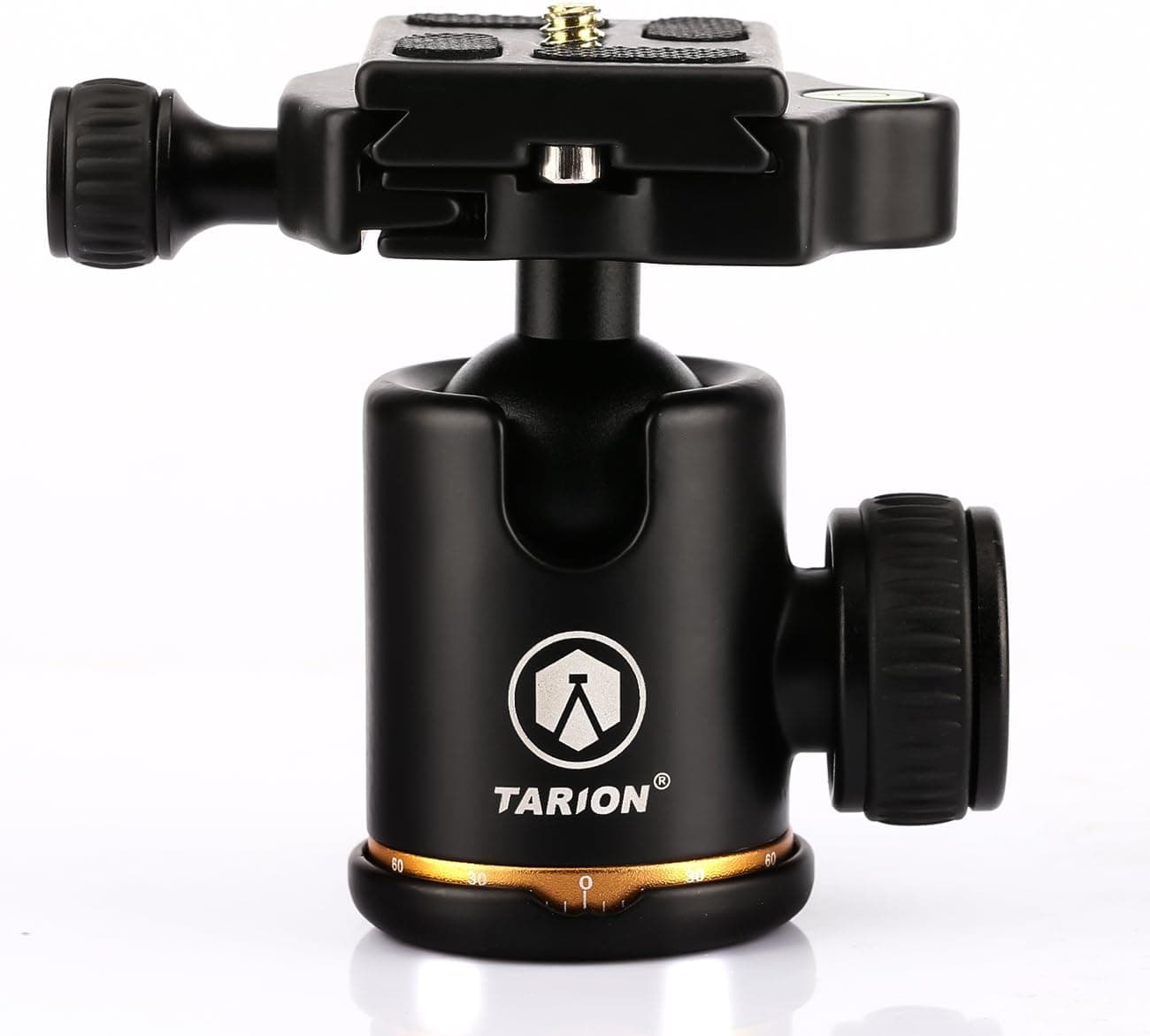 TARION Q06 Tripod Ball Head Camera Ballhead with Quick Release Two Control Knobs Tripod Head for Canon Nikon Sony Pentax Cameras DSLR or Mirrorless