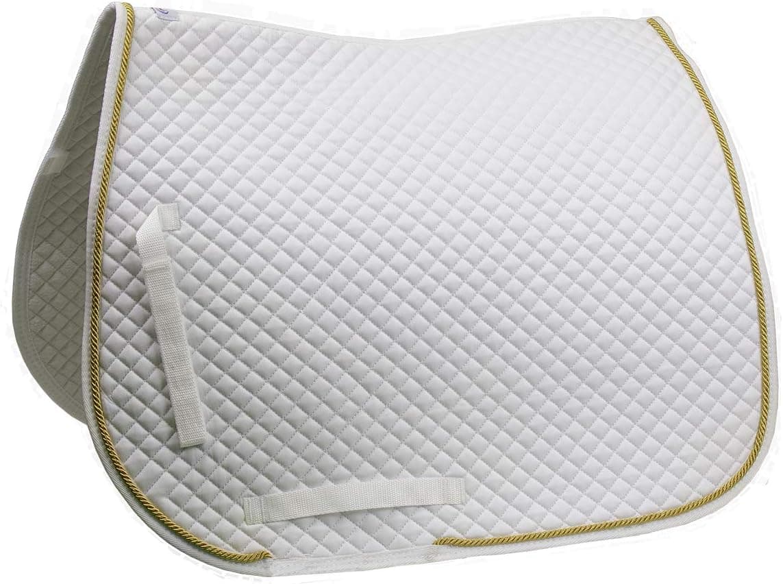 Derby Originals Dressage Saddle Pad with Gold Rope