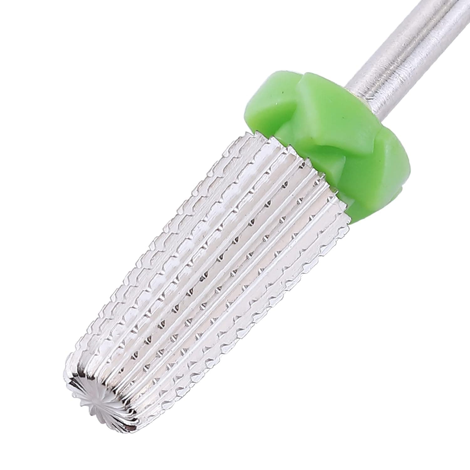 VjCANI 5 in 1 Nail Bit with 30 Holes Bit Holder, Manicure Safety Cuticle Cleaner File Nail Drill Bit, 3/32" Shank Two Way Rotate use for Both Left and Right Handed, Fast remove Acrylic or Hard Gel