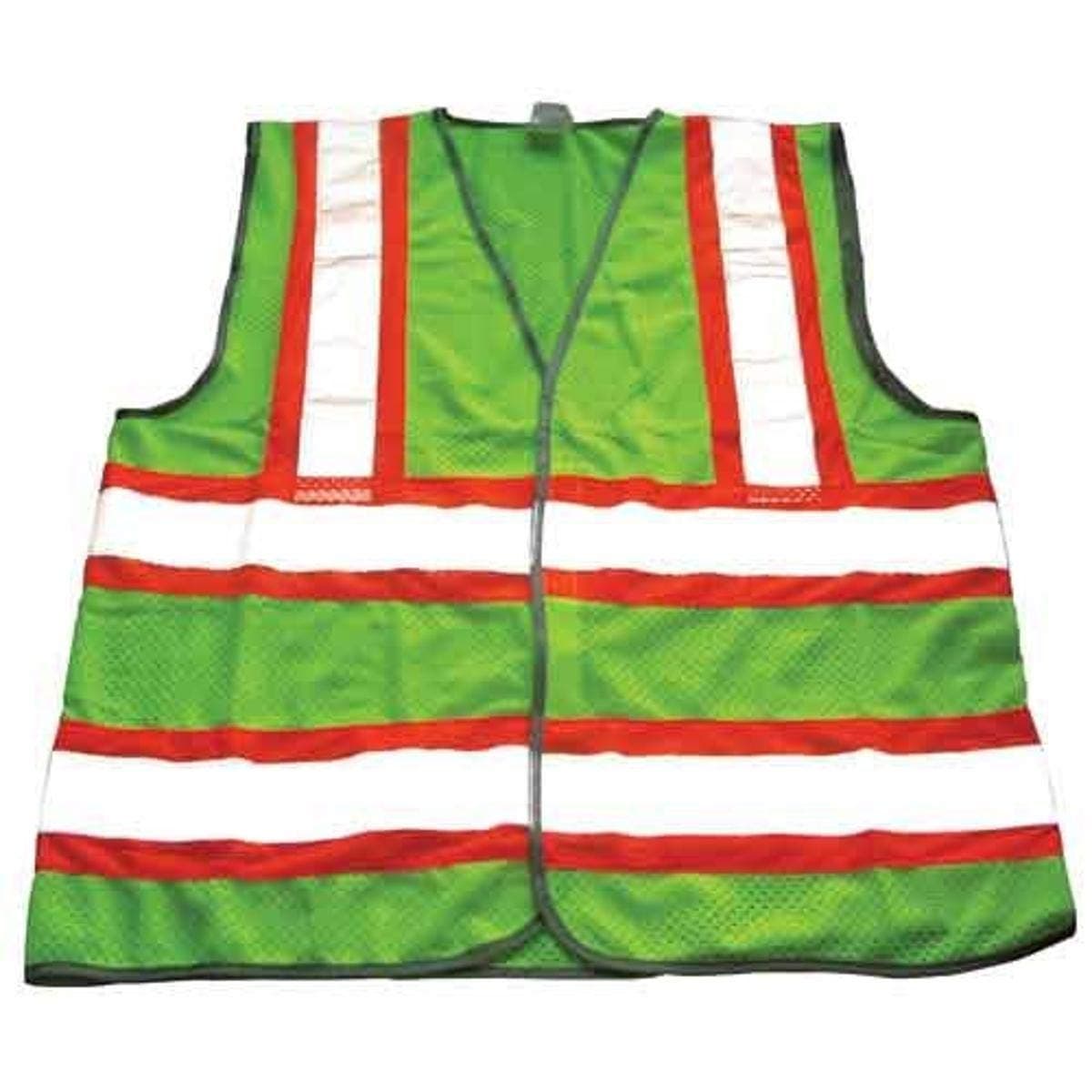 Safety Vest 9582-3X High Visibility Reflective Stripe Class II Protection Mesh XXX-Large 2 vests per Pack